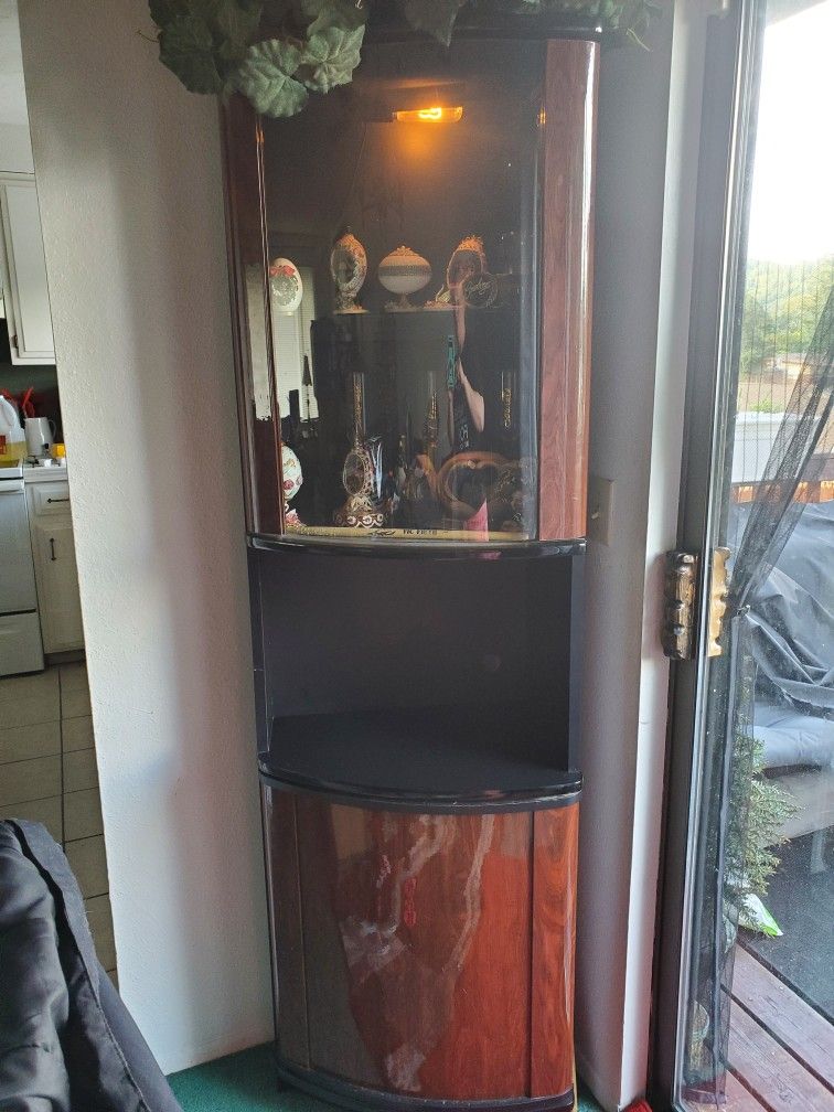 Corner Curio Cabinet