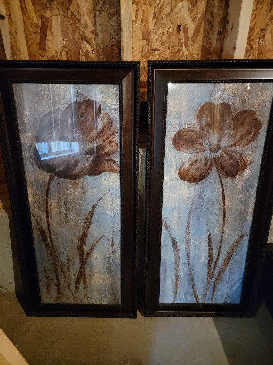 Framed Flowers From Kirklands 