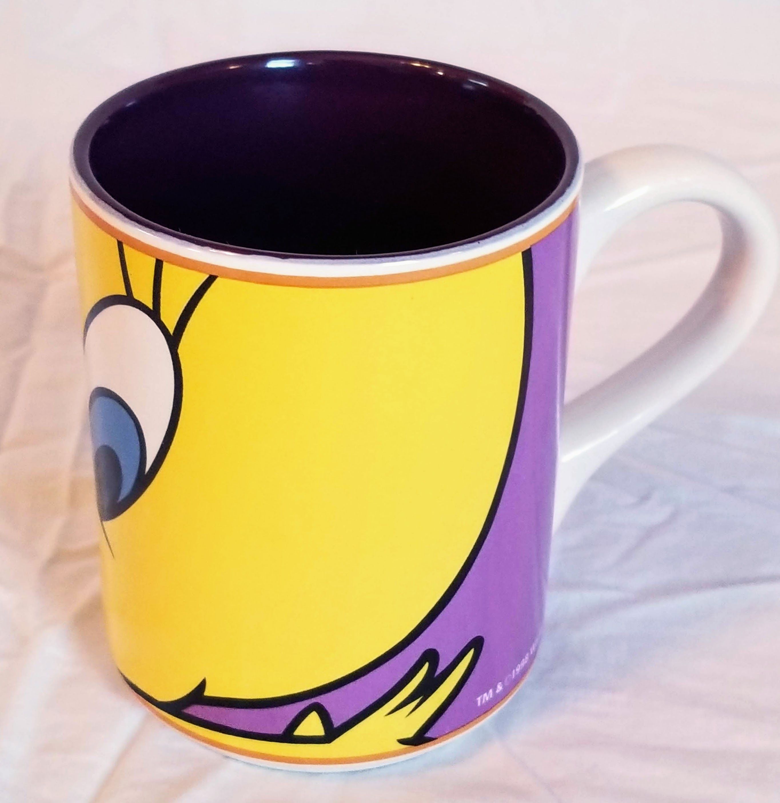 Vintage Official Warner Bros Tweety Bird Coffee Mug Looney Tunes Ceramic