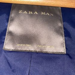 Zara  Men’s Leather Jacket Small  Thumbnail