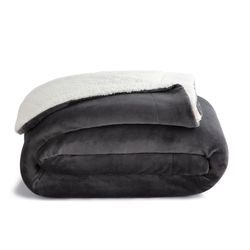 Super Comfy Sherpa Blanket Queen Size Great Addition To A Brand New Mattress And Bed Set Thumbnail