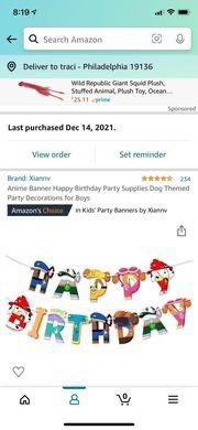 Paw Patrol Birthday Decoration