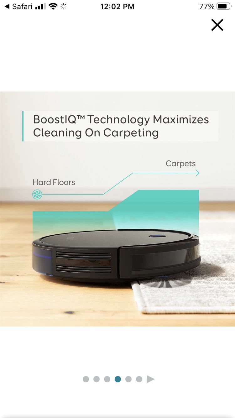eufy by Anker, BoostIQ RoboVac 11S (Slim), Robot Vacuum Cleaner, Super-Thin, 1300Pa Strong Suction, Quiet, Self-Charging Robotic Vacuum Cleaner, Clean