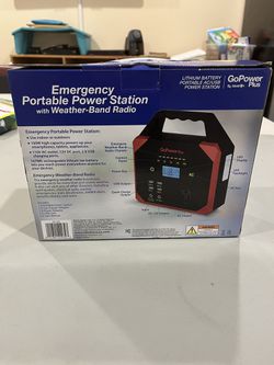 GoPower Plus Emergency Portable Power Station 45,000 mAh  Brand New Never Been Opened $100 In Escondido  Thumbnail