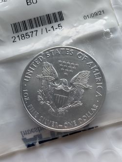Walking Liberty Silver 1 Ounce Sealed Coin New  Thumbnail