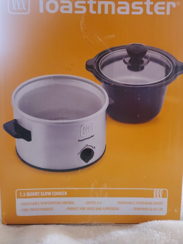 Toastmaster 1.5 quart slow cooker