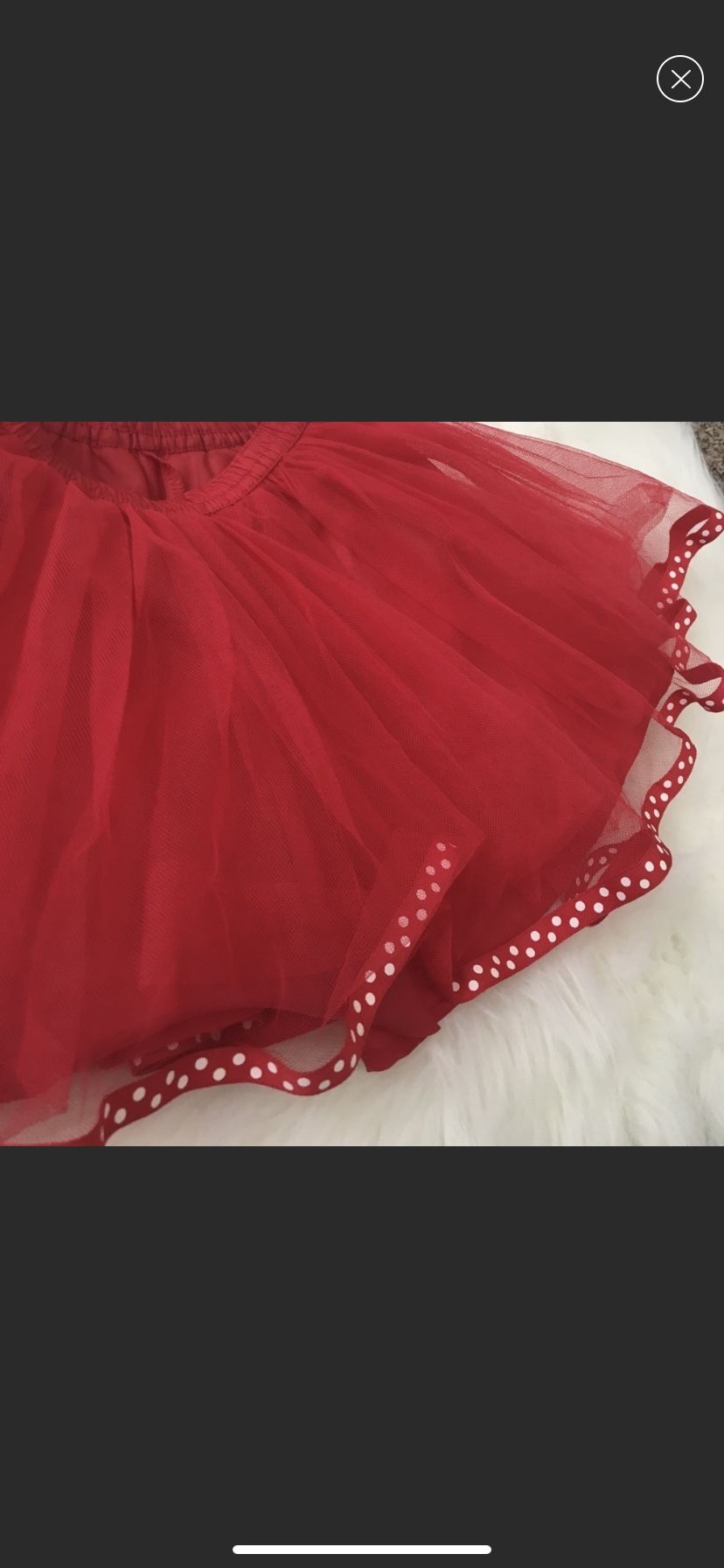 Gymboree Red Tutu Tulle Skirt
