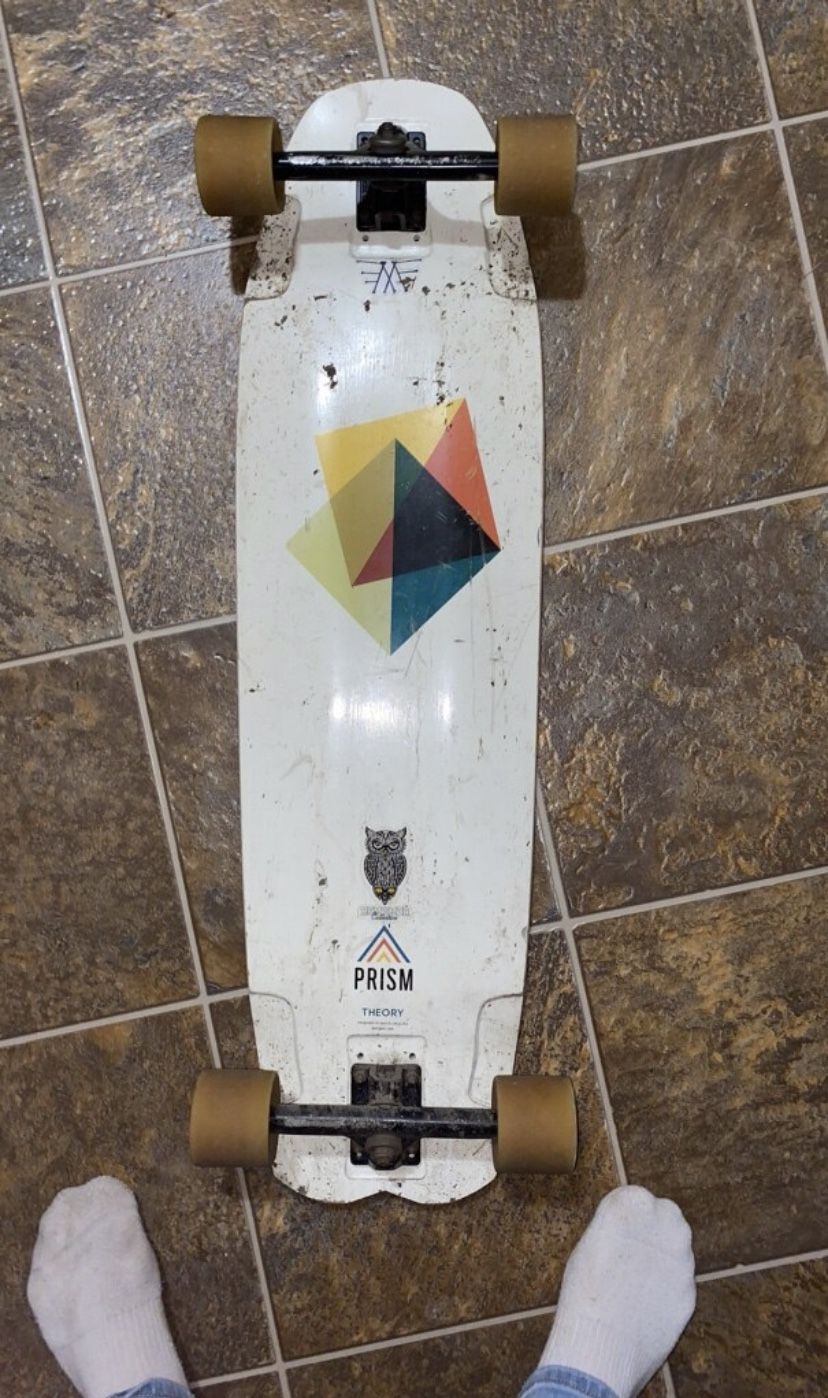 Prism theory professional sliding/downhill longboard + extra sliding wheels