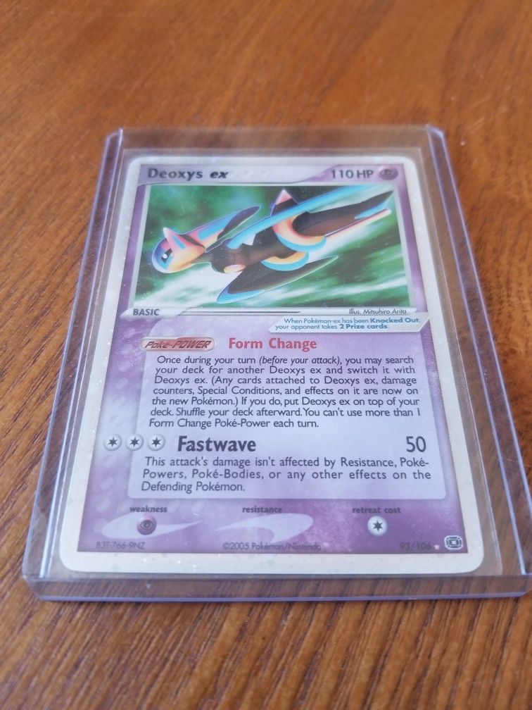 Pokemon EX Emerald *Holo*Rare Deoxys EX 93/106 NM/MINT Condition!!