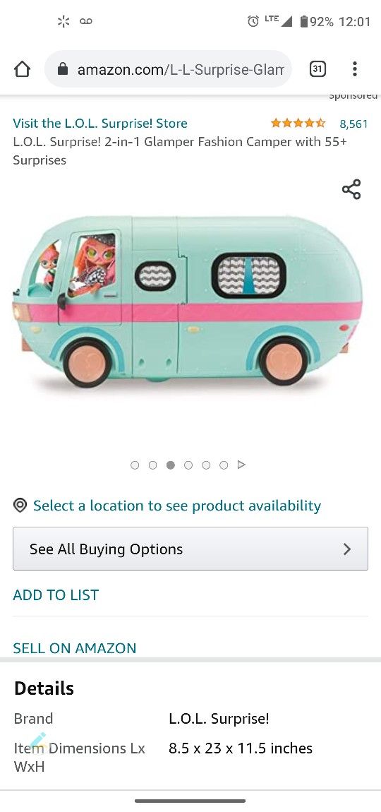 Lol Doll Camper