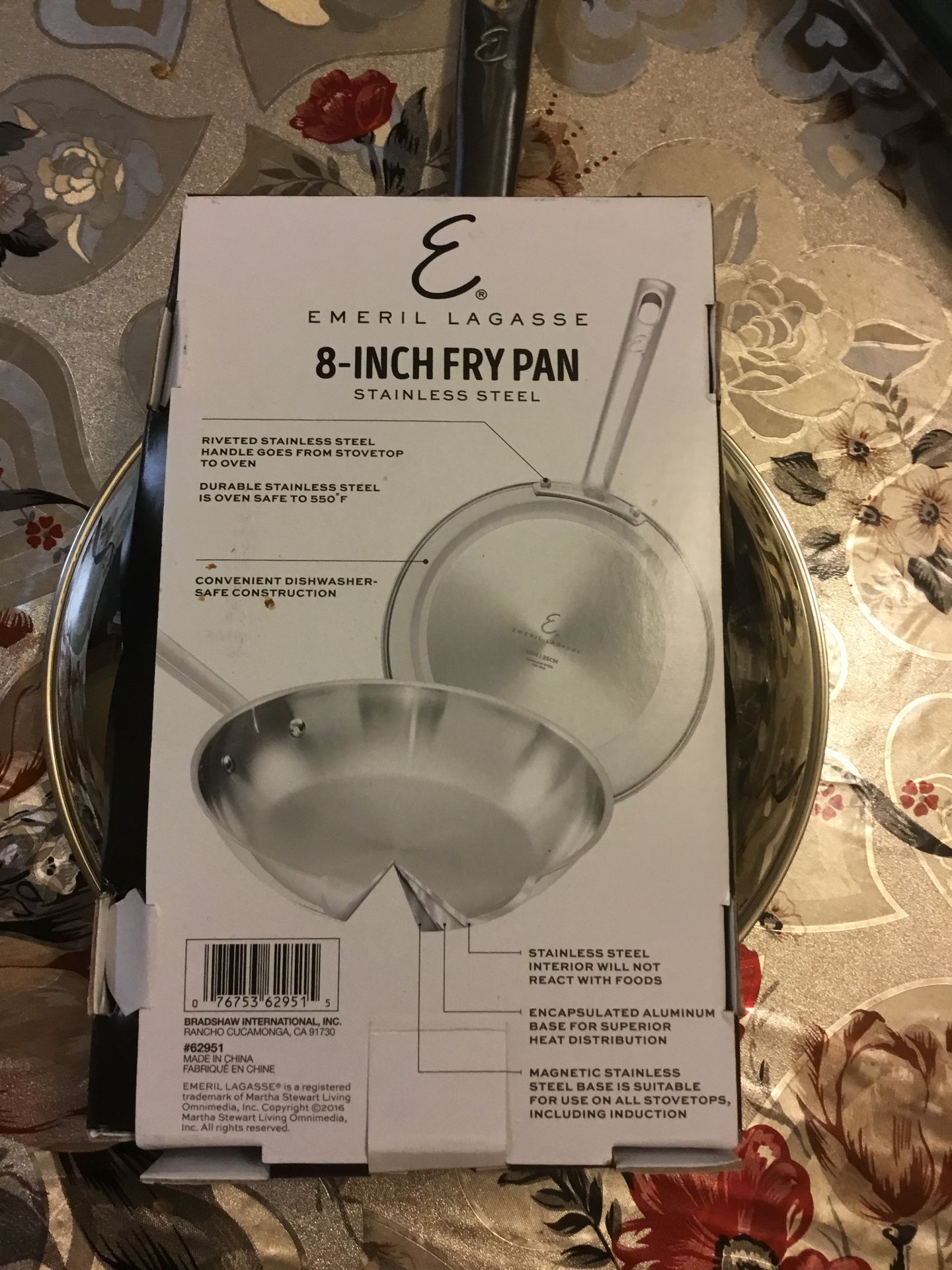 Emeril Lagasse 8 inch FRY PAN STAINLESS STELL NEW NEW NEW !