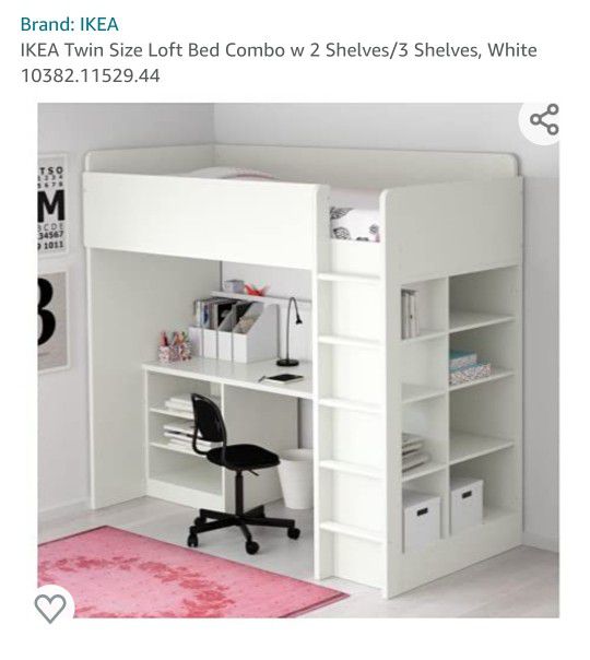 Ikea Loft Bed With Twin Mattress For, Ikea Loft Bed Twin Xl