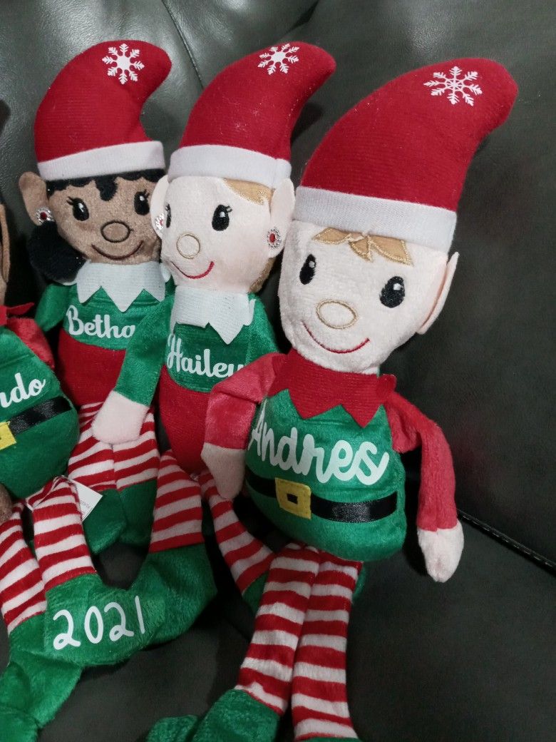 Brown, Black And White Elfs