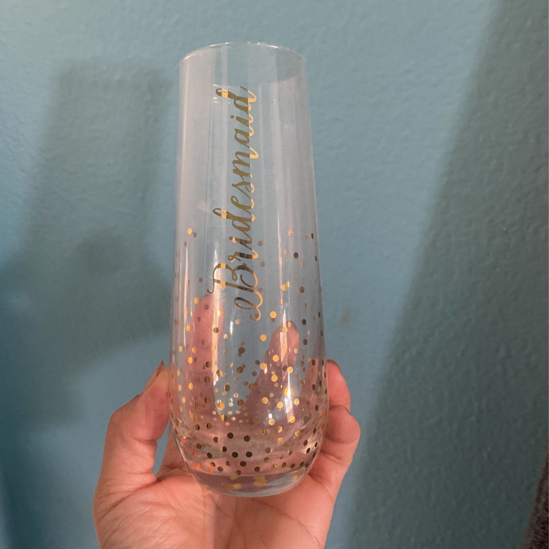 Bridesmaid Champagne Glass