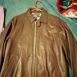 Medium Leather Polo Jacket Thumbnail