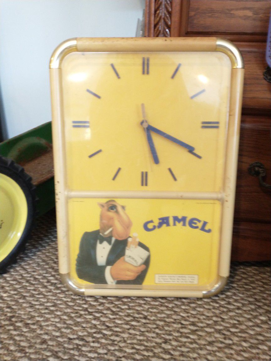 Joe Camel Clocks, Lights And Misc.