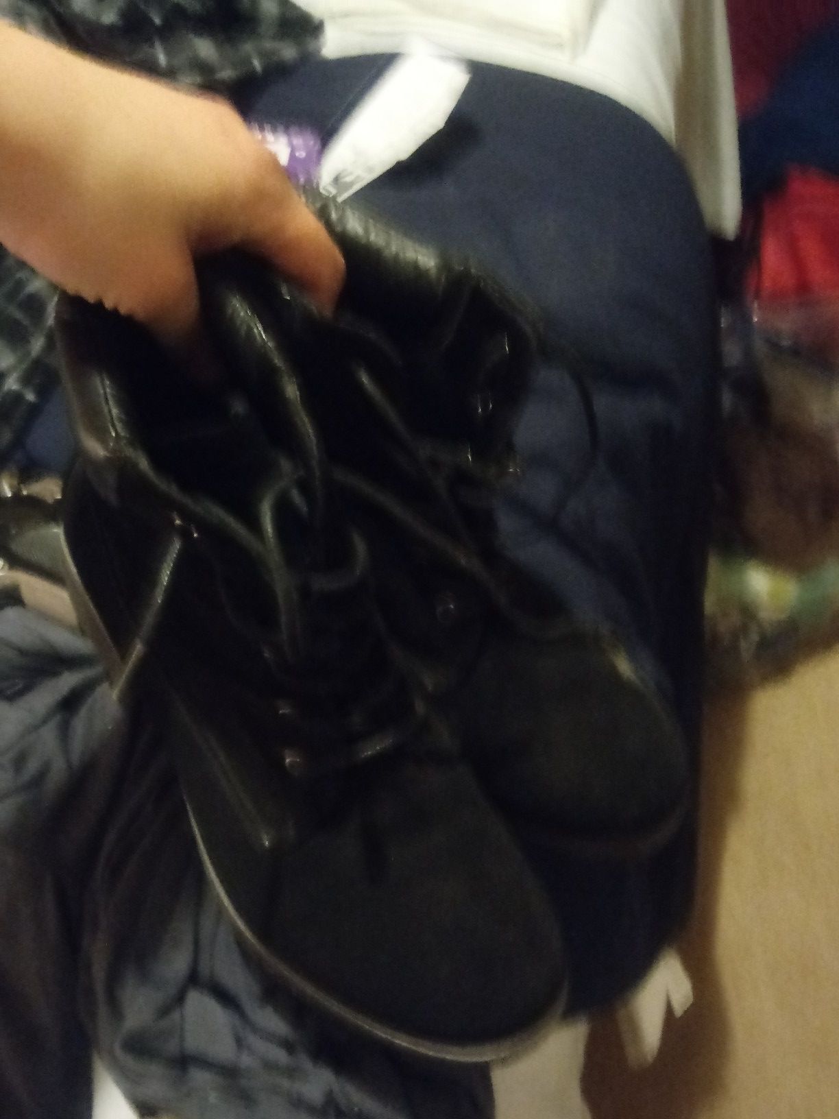 Boots for sale...BLACK