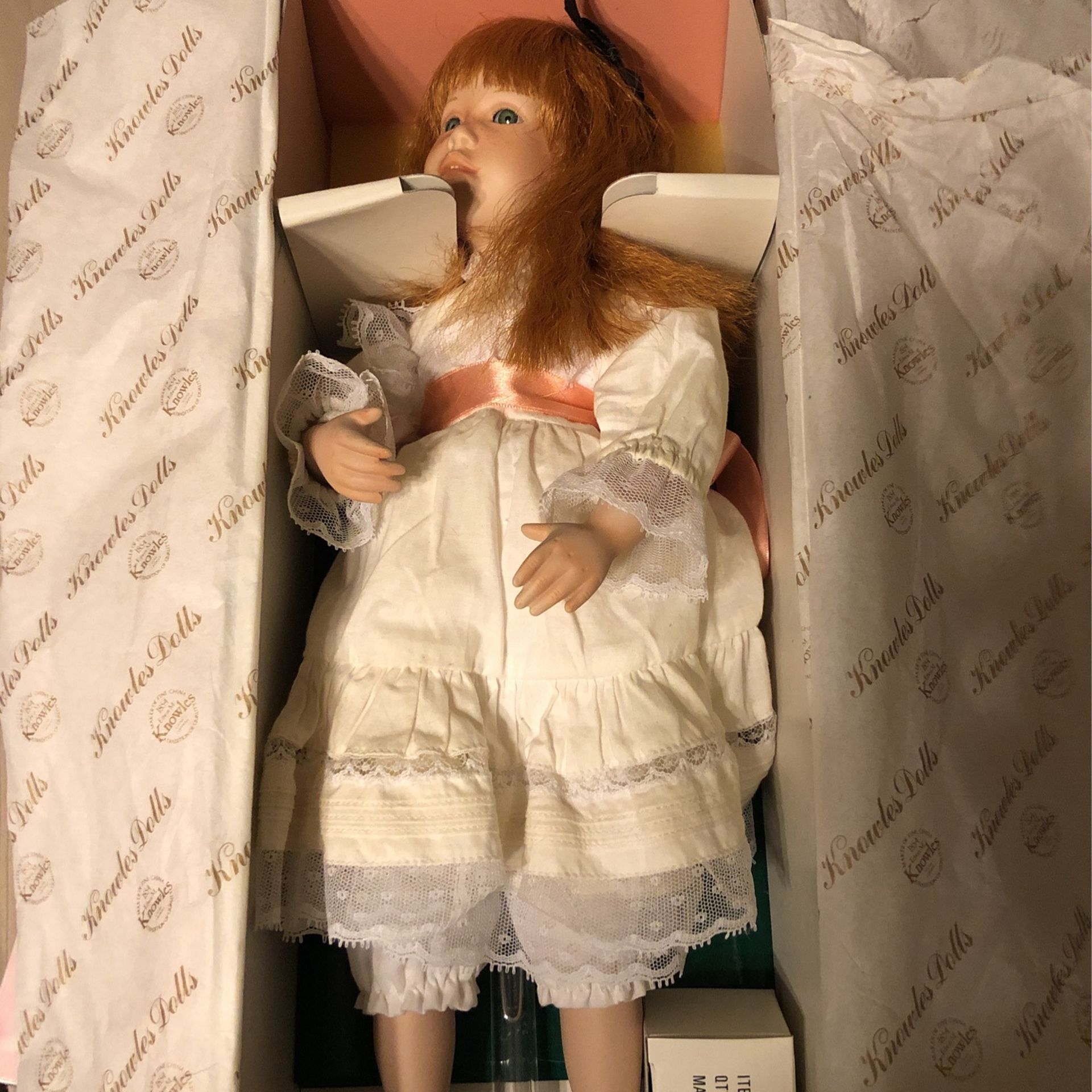 Polly’s Tea Party Porcelain Doll