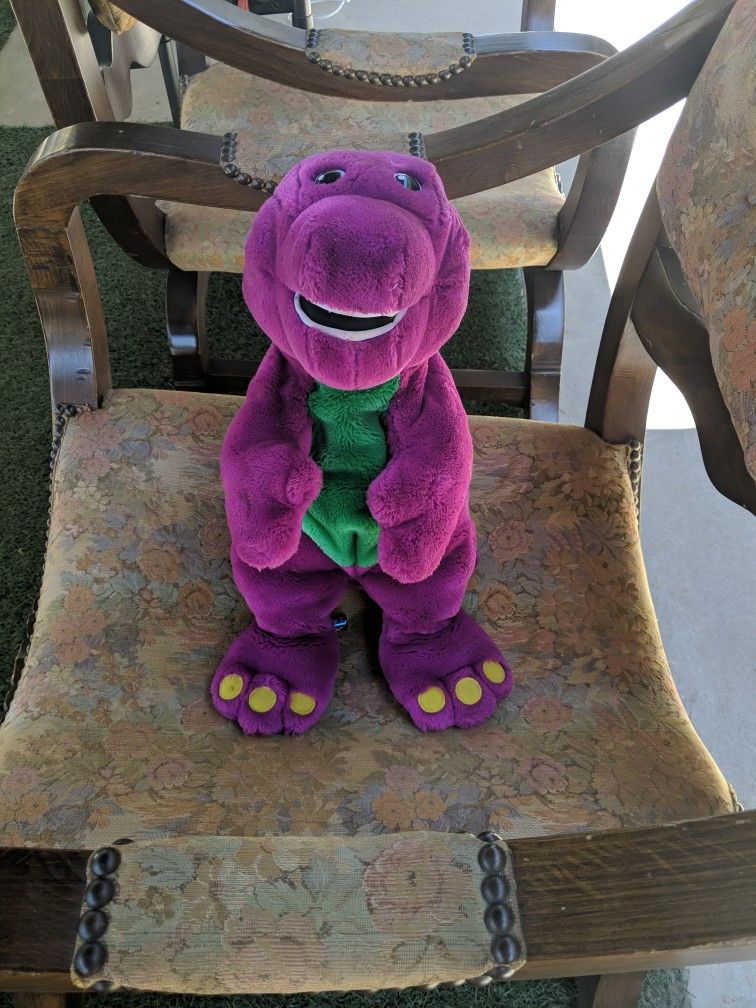 Barney Stuffed Animal (Animated)