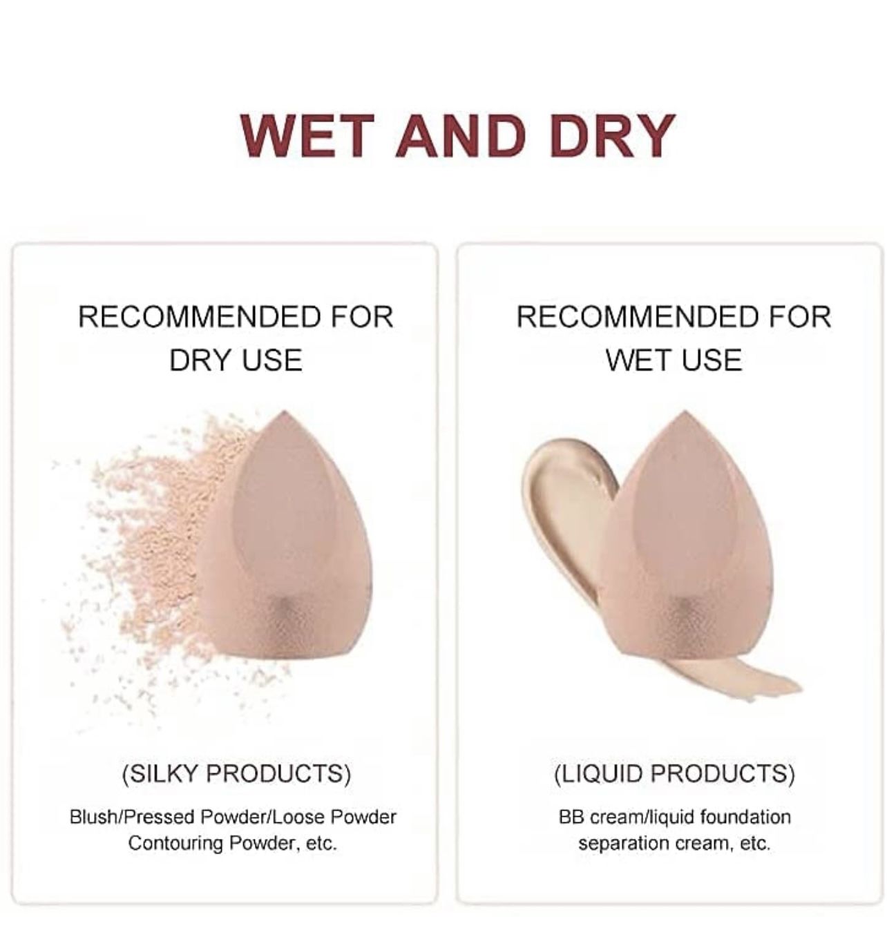 4 pc Make up sponge blender set new