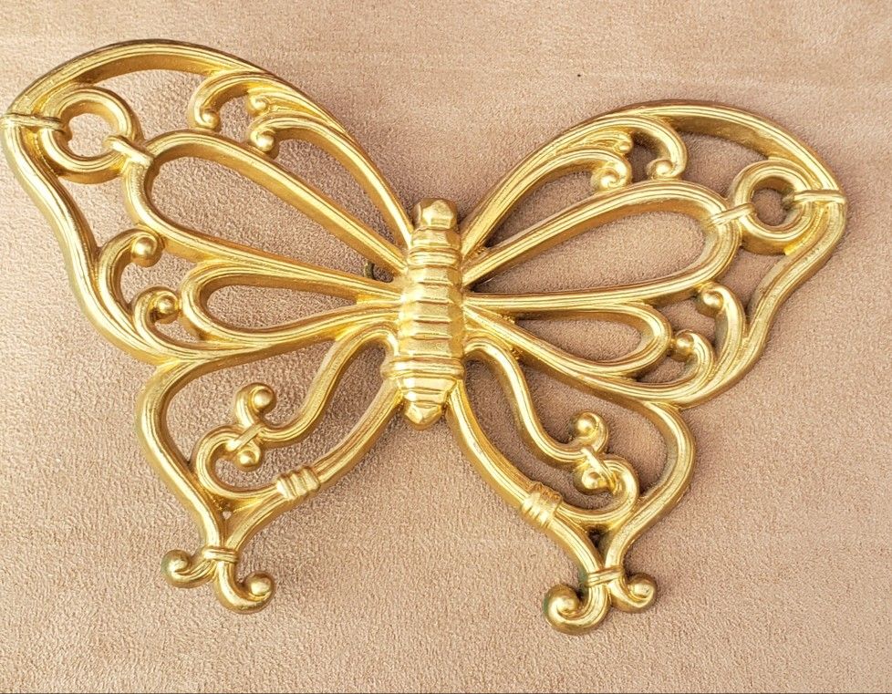 Gold Butterfly Wall Hanging