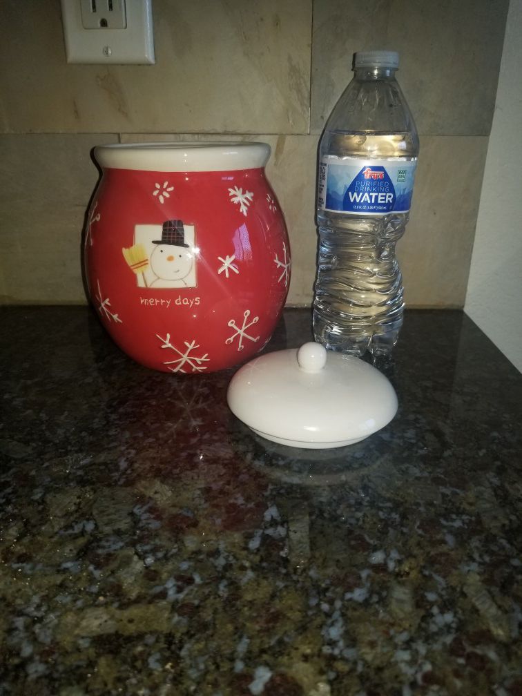 Christmas Cookie Jar (Perfect to put in a Christmas Basket)