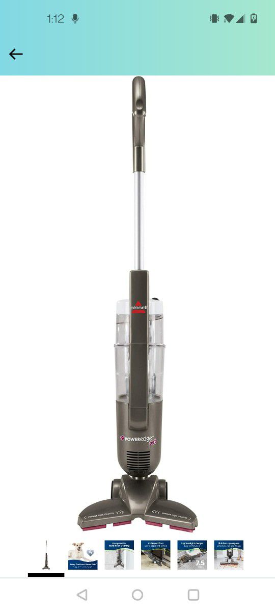 Bissell Poweredge Pet Hardwood Floor Bagless Stick Vacuum Cleaner 81l2a