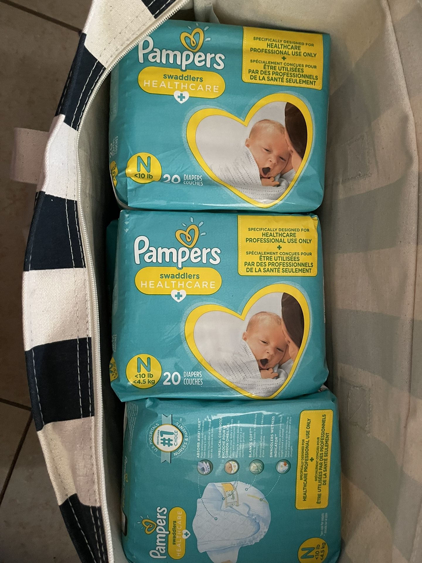 NEWBORN DIAPERS- BRAND NEW (Read Description )