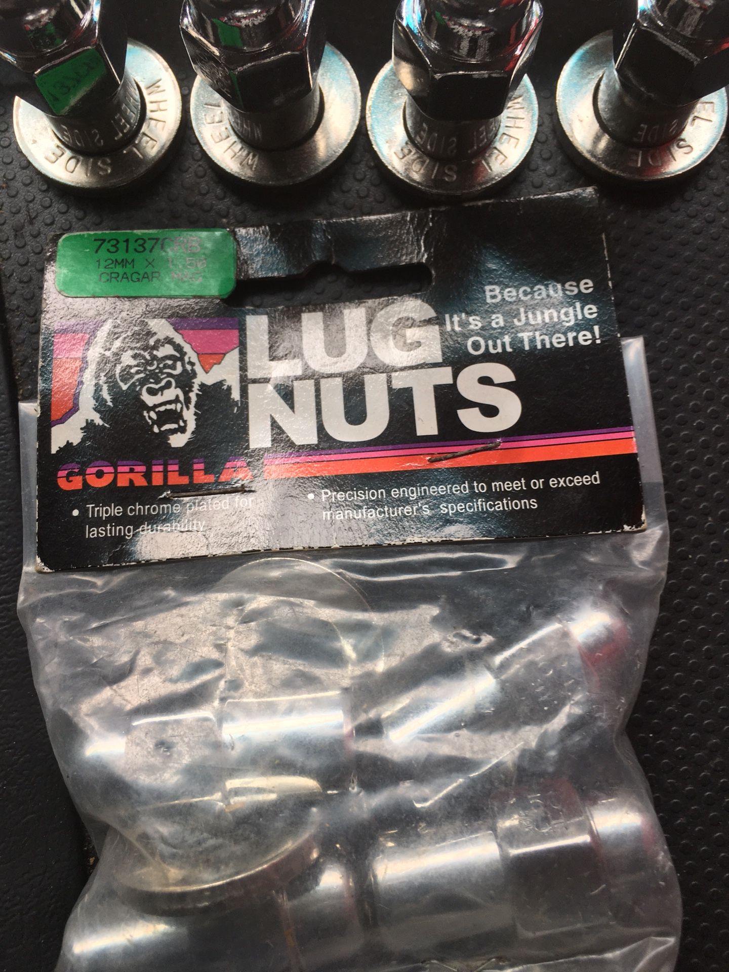 BRAND NEW 8-CRAGAR MAG LUG NUTS 12MM X 1.50 AND 18 CRAGAR CENTER WASHERS $30.00