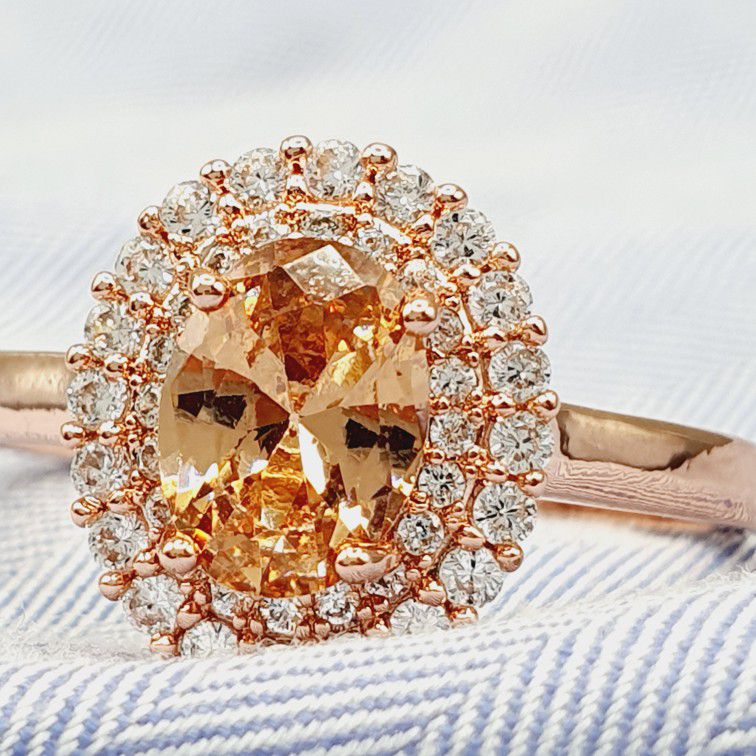 "Oval Flower Zircon Full Around Luxury Rings for Women, VP1668
 
