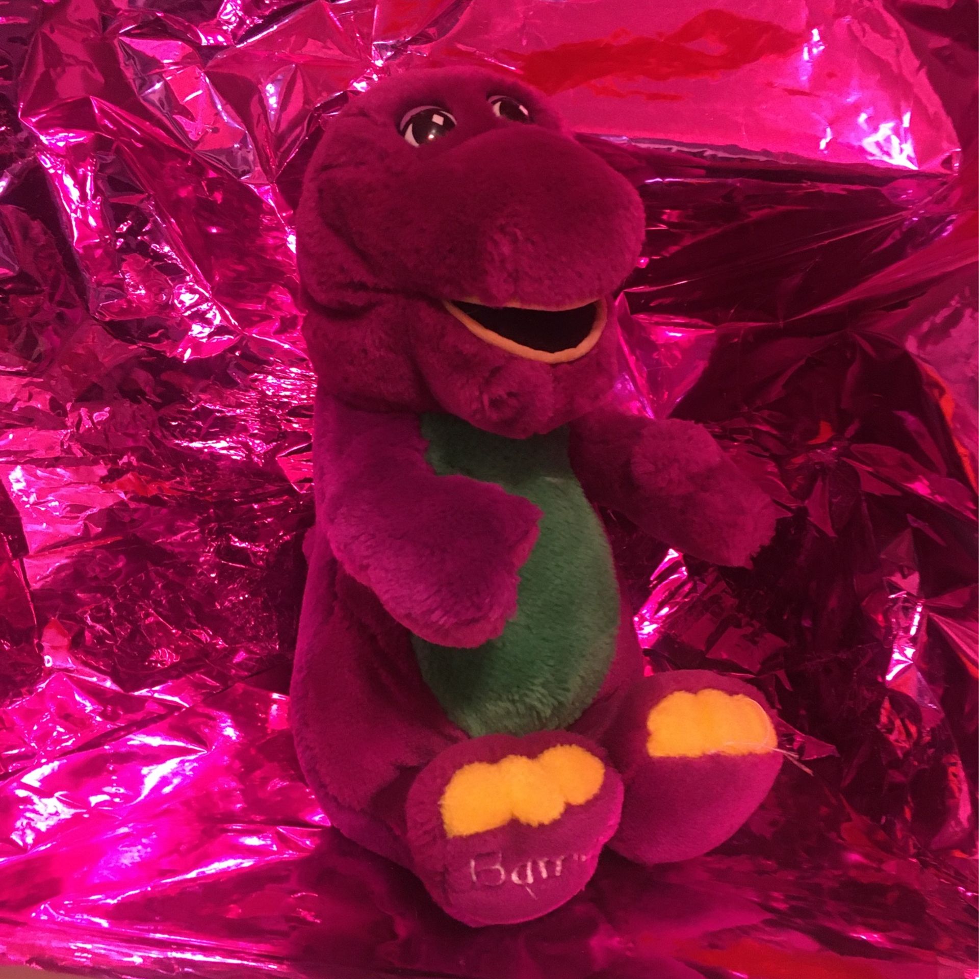 VINTAGE BARNEY PLUSH