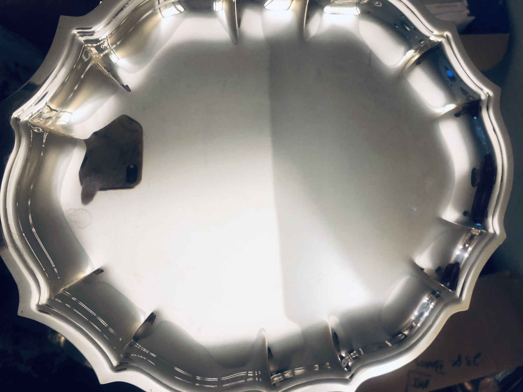 Vintage Two Beautiful Sheffield Silverware Tray