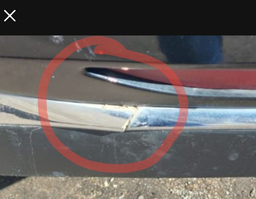Equinox 2018_ 2021 Rear Bumper Trim Moulding