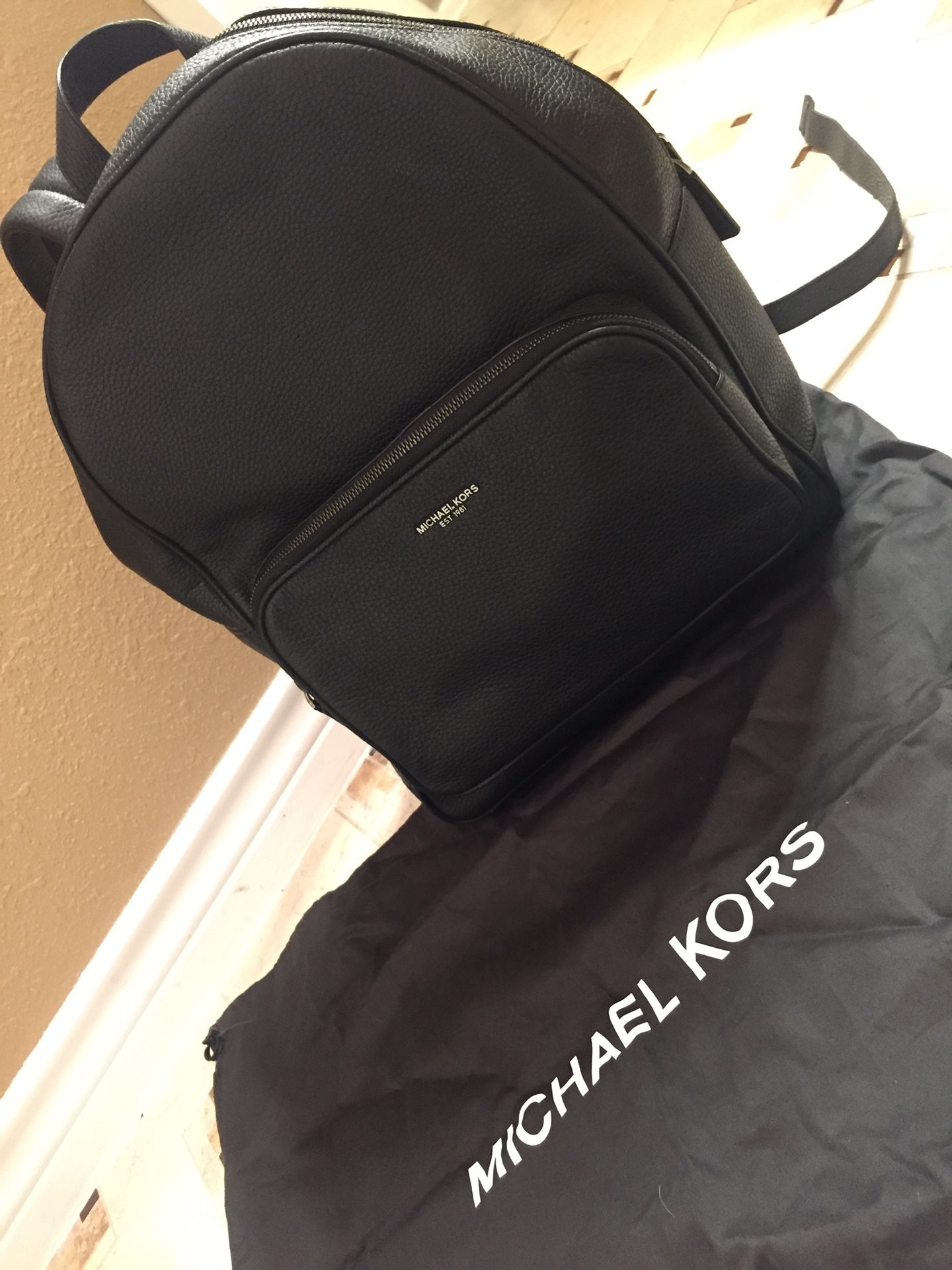 Michael Kors leather backpack