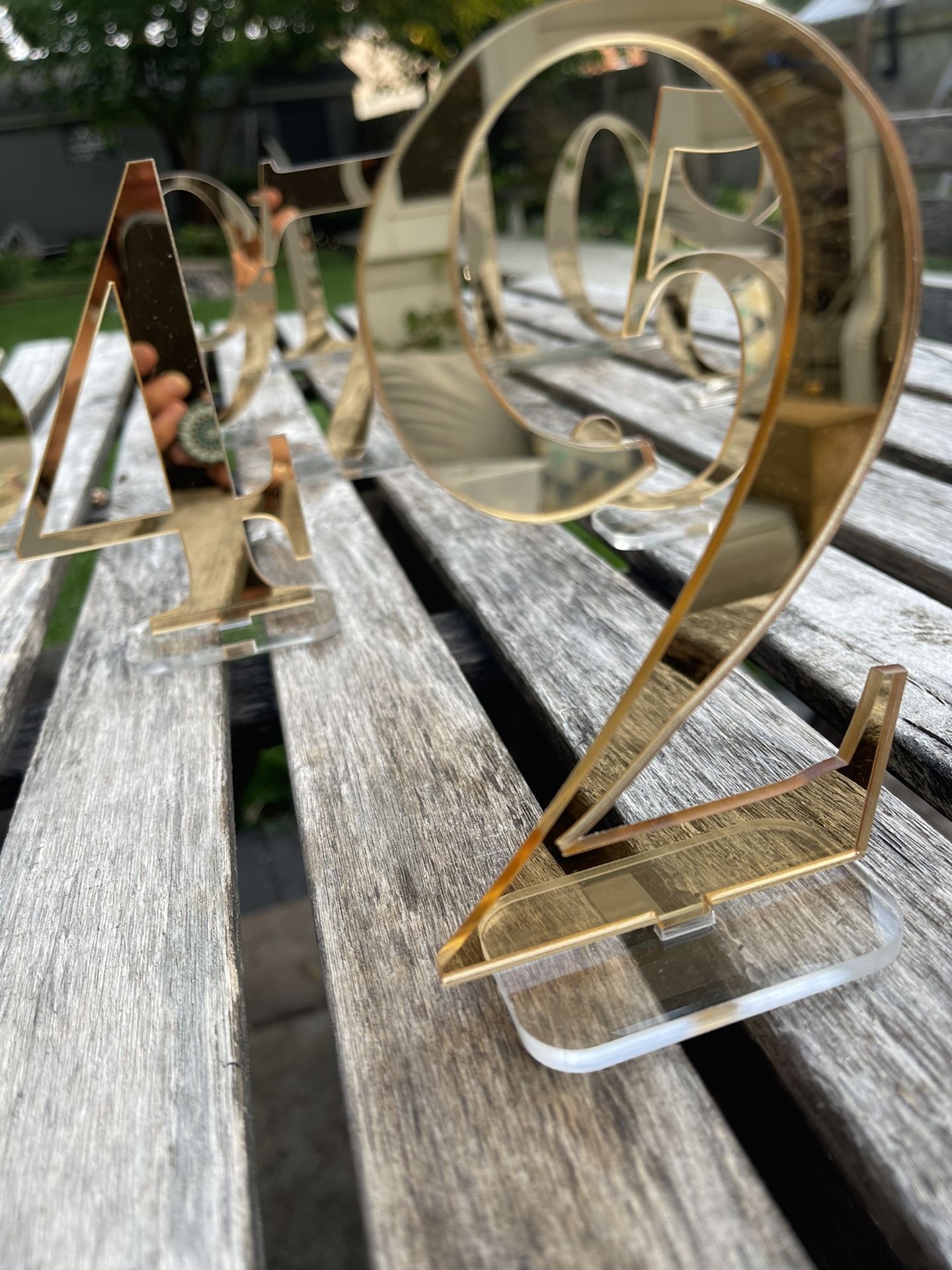 Wedding Table Numbers
