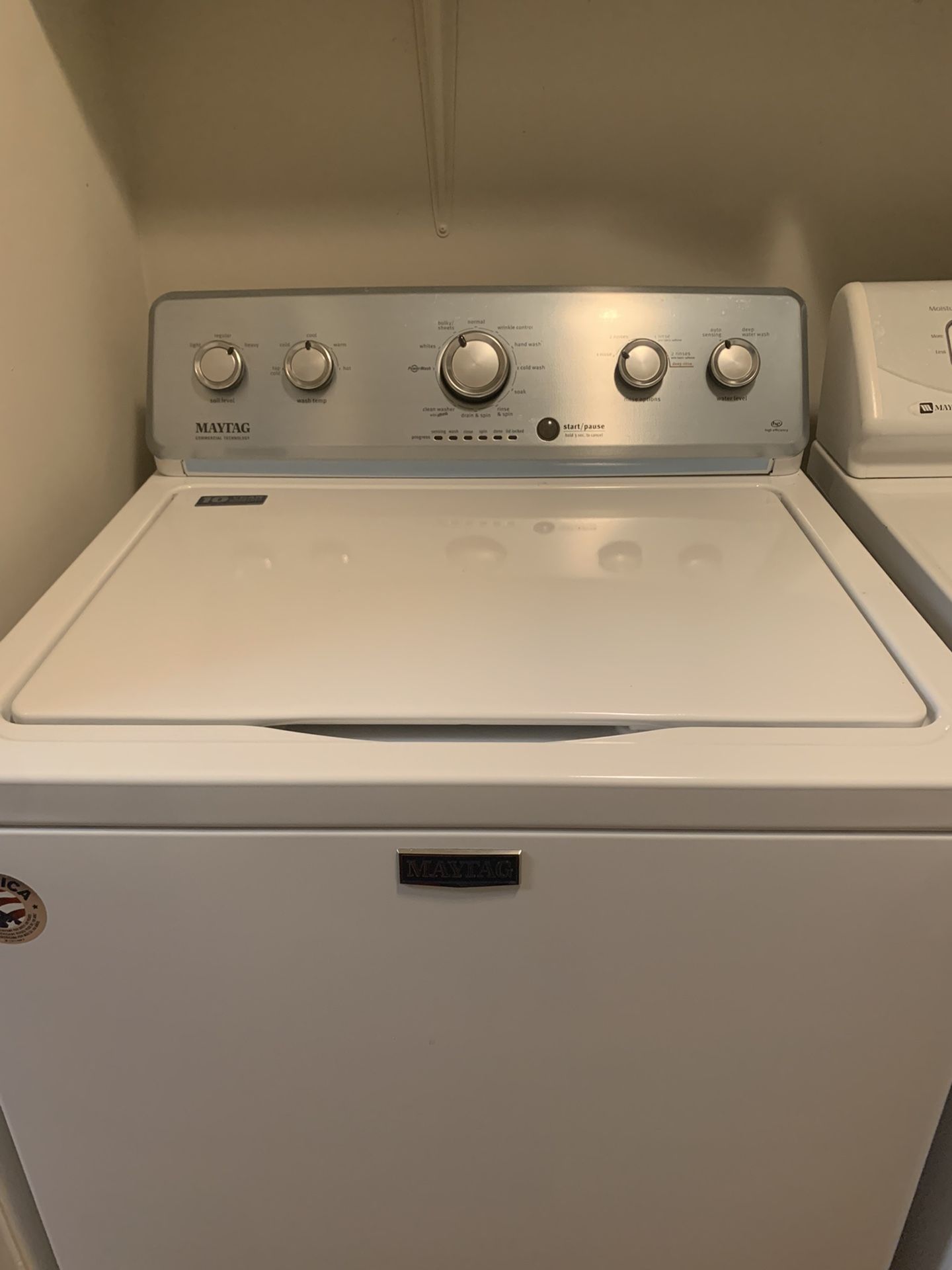 Maytag Large Capacity Top Load Washer