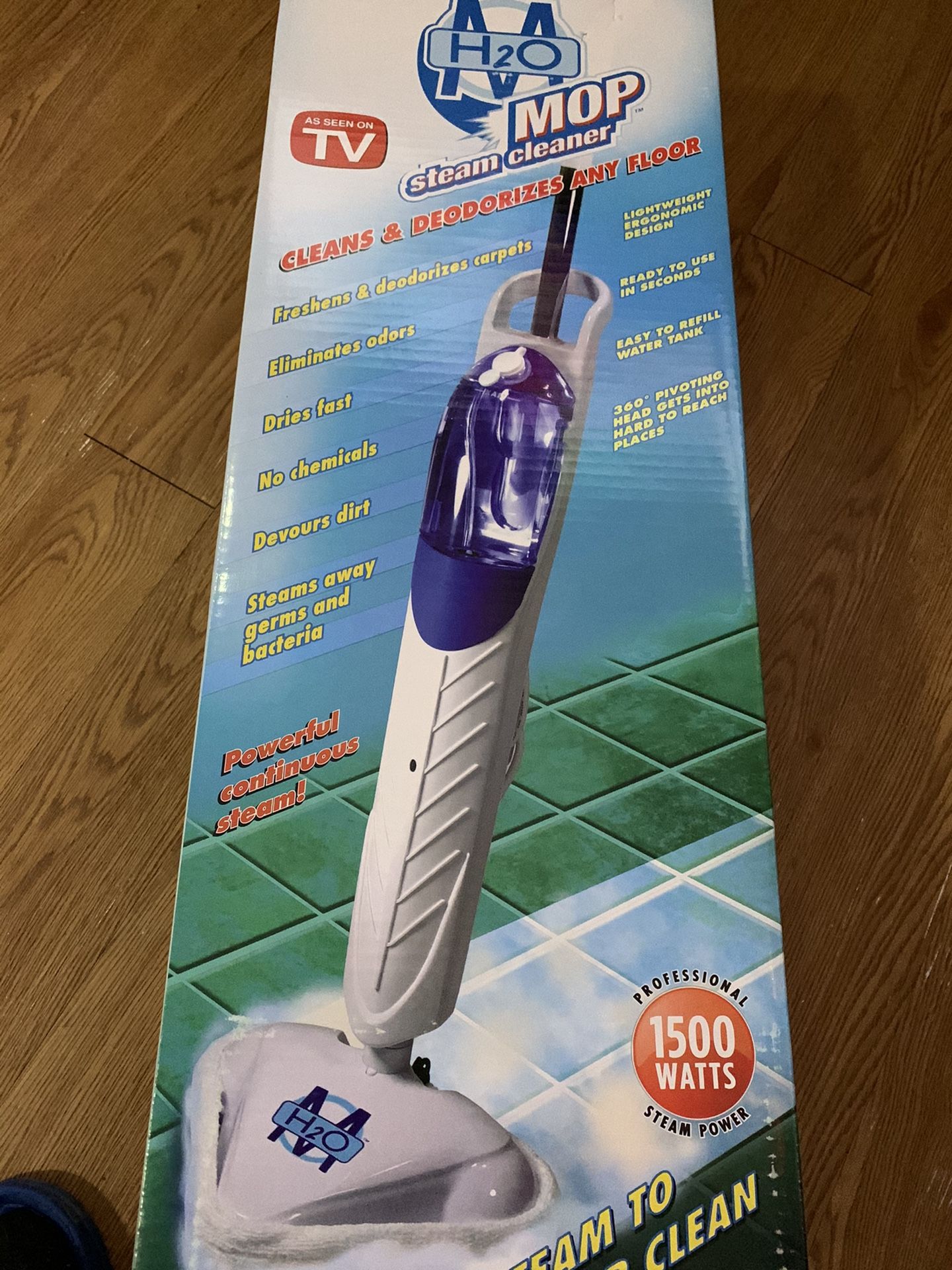 H2O steam mop