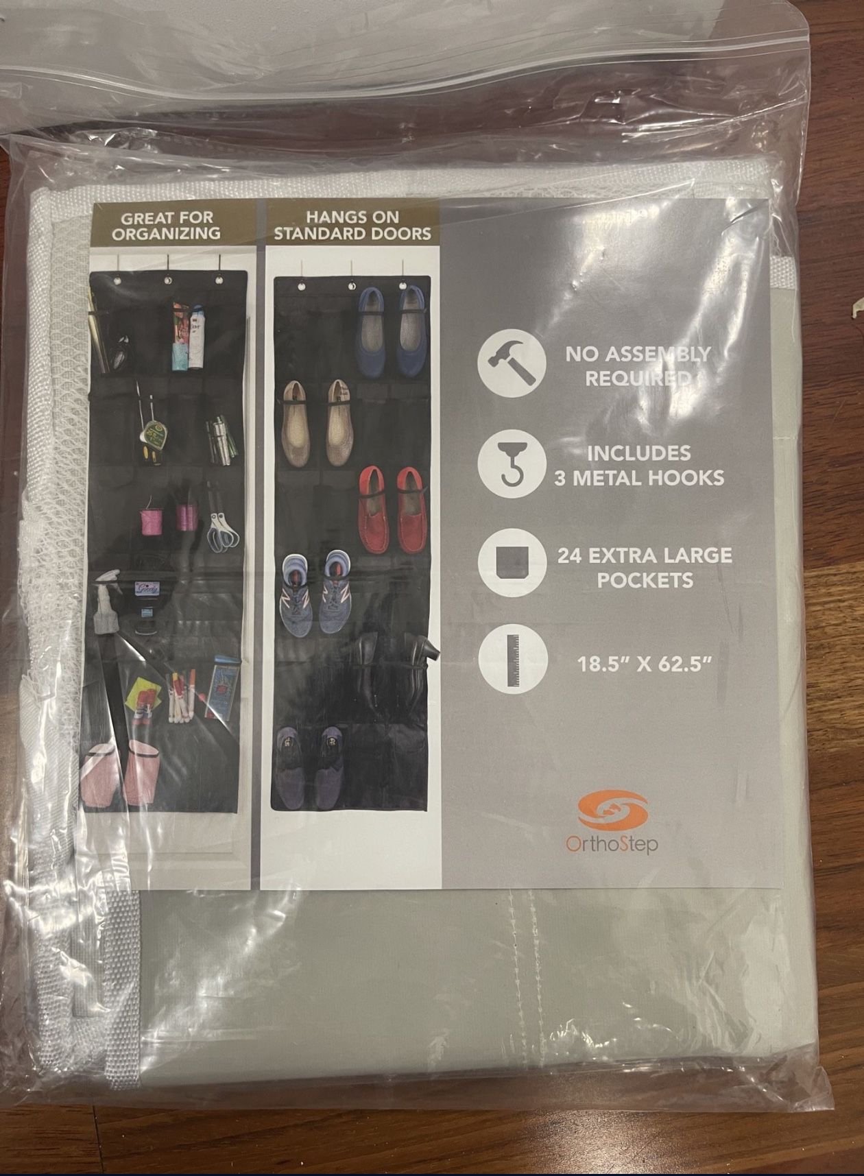Brand New OrthoStep Organizer With Extra Deep Pockets For Shoes/Accessories