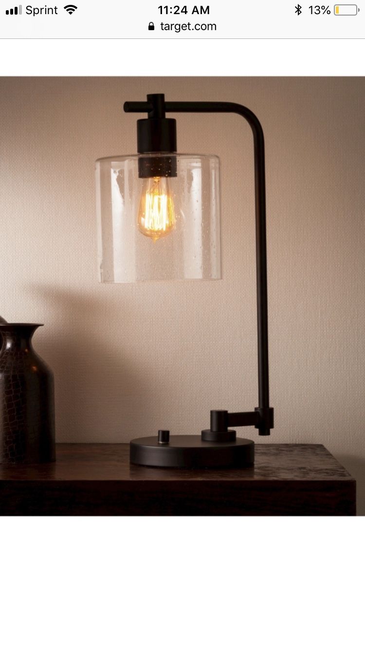 Hudson Industrial Desk Lamp - Black Finish NEW!