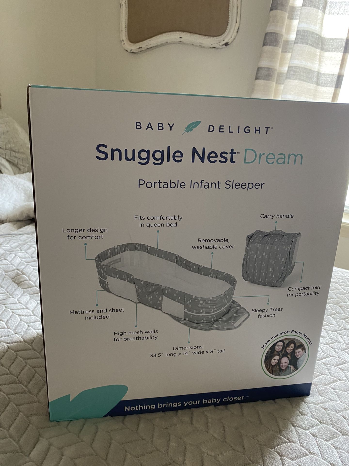 Snuggle Nest Dream Portable infant sleeper