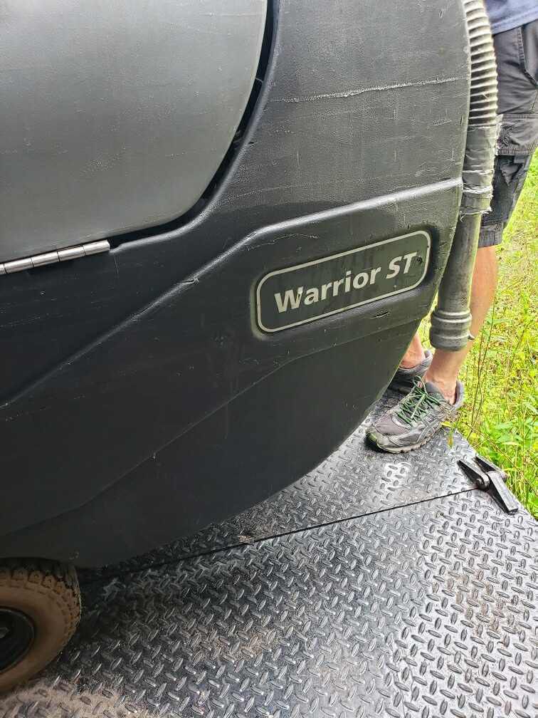 Warrior st floor scrubber