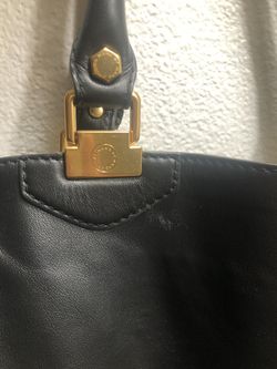 Marc by Marc Jacobs leather black gold Handbag Purse Bag Thumbnail