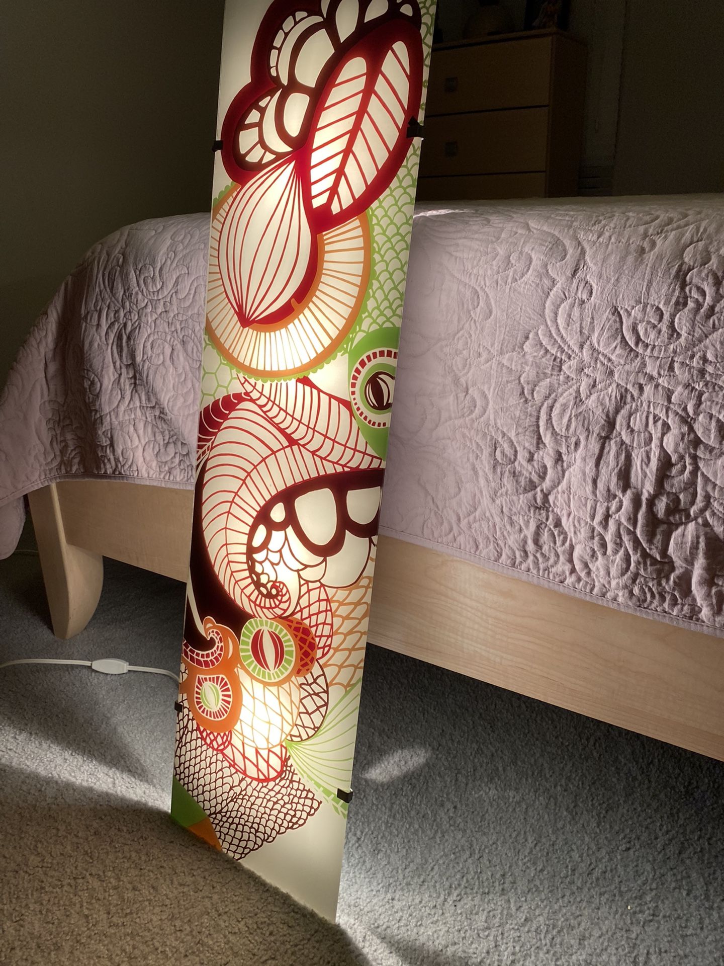 Wall Hanging Glass Lamp