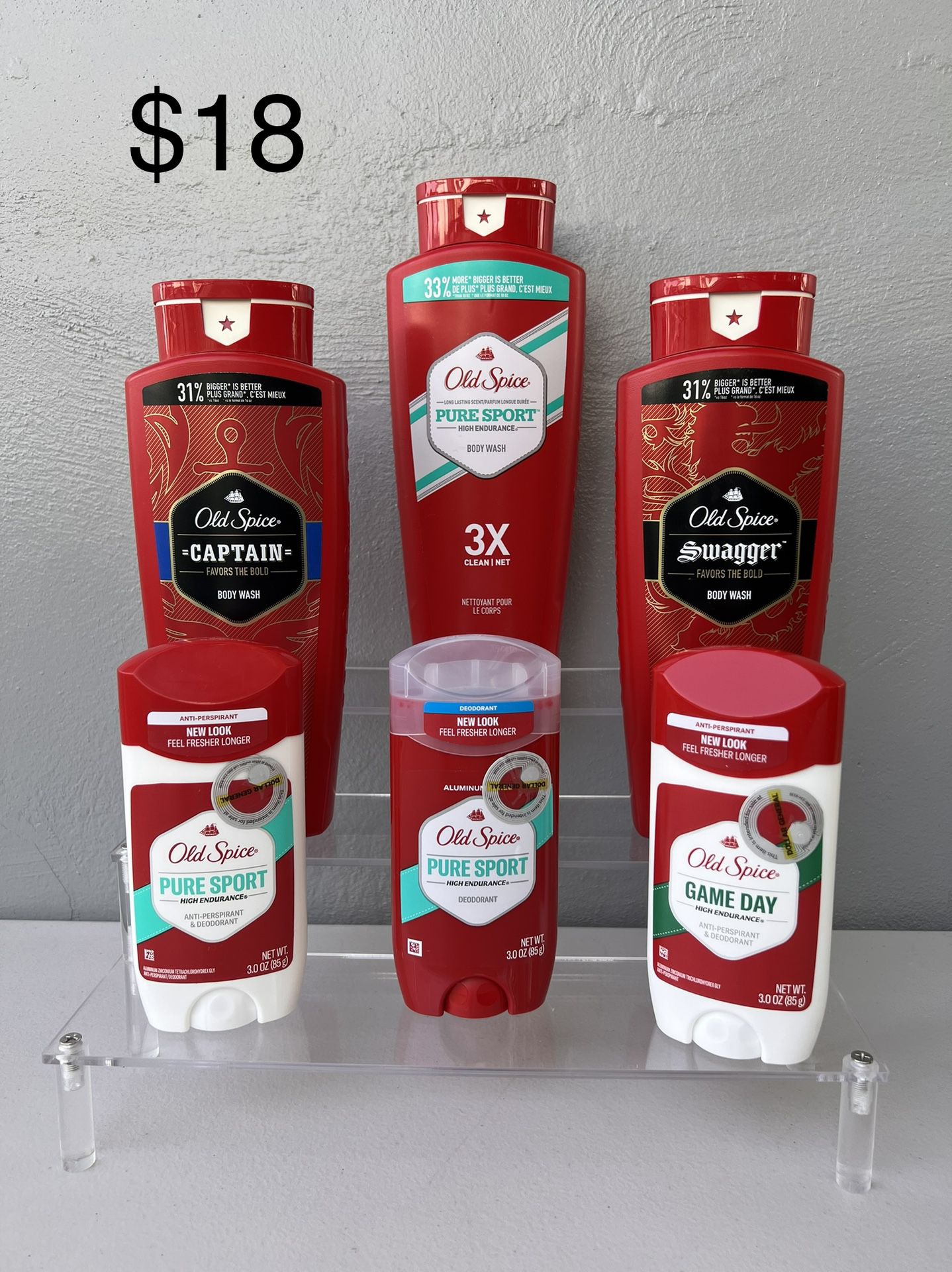 Old Spice Bodywash & Deodorants Bundle