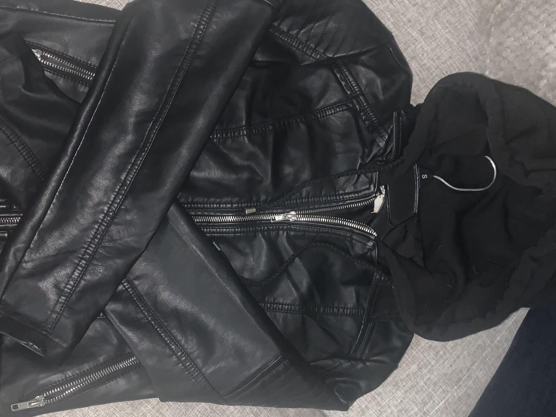 Women’s Leather Jacket- Black