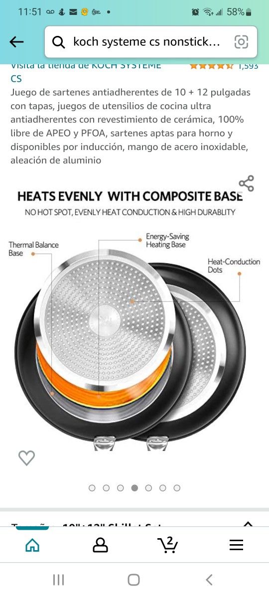 New Koch Systeme Fryin Pans
