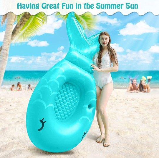 Firm Price! Brand New in a Box Inflatable Mermaid Pool Float, Located in El Cajon for Pick Up or Shipping Only!
