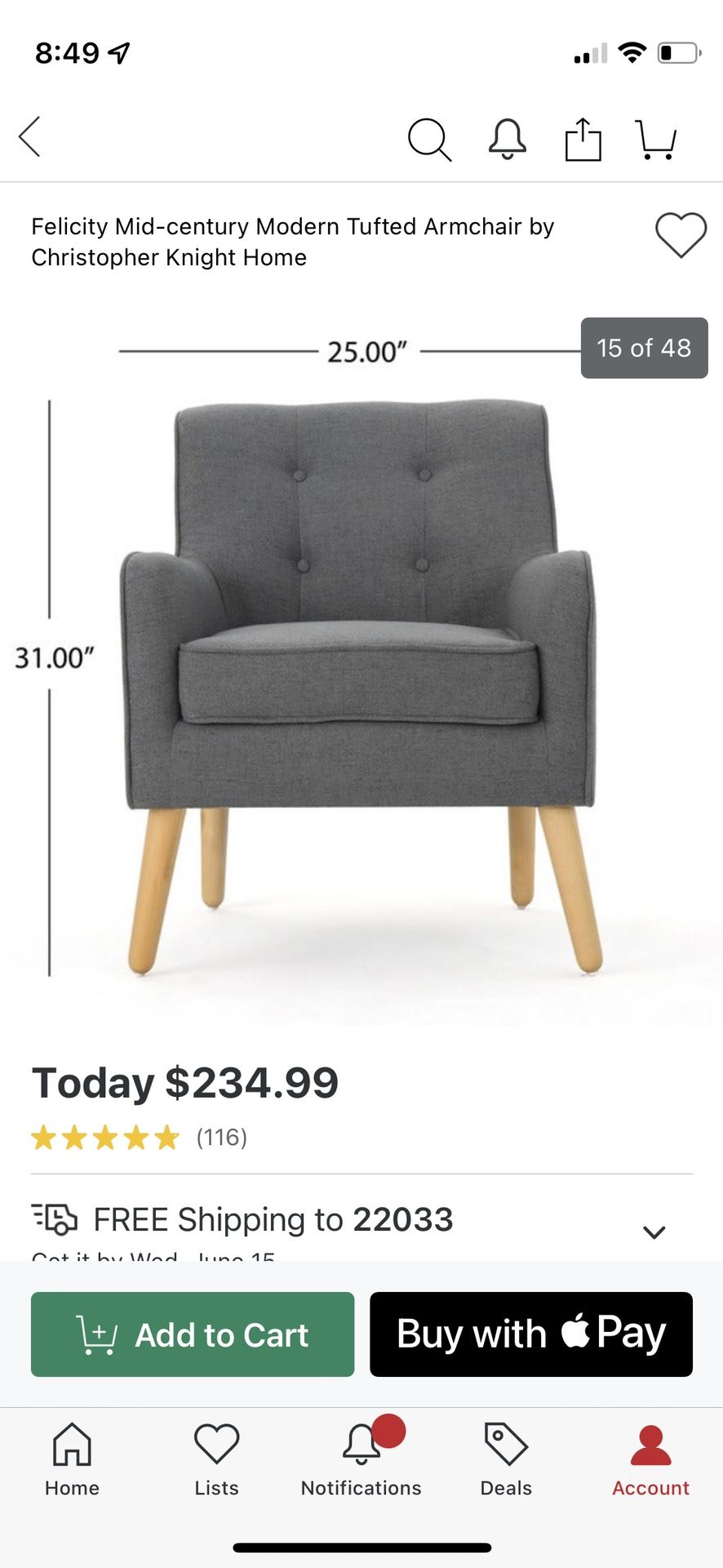 Middentury Modern Armchairs