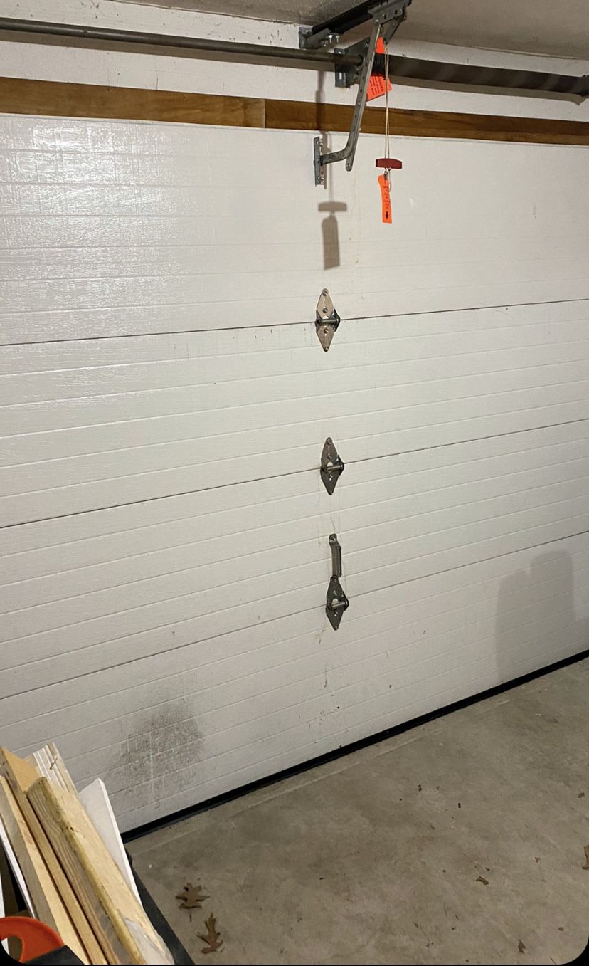 Garage door With Electric  Chain opener