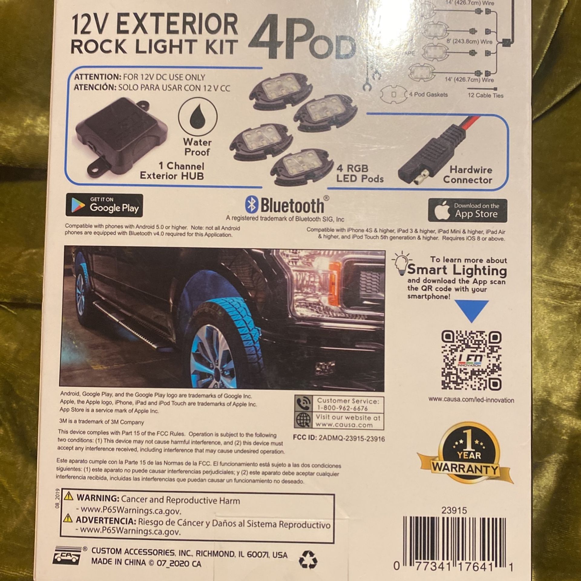 Smart Lighting App Controlled For Your Vehicle